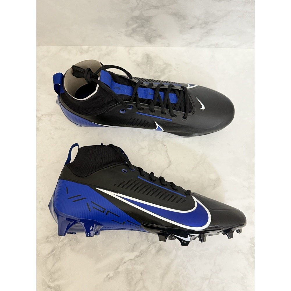 Nike Vapor Edge Pro 360 2 Football Cleats Black Blue FN7759-009 Men's Size 11 US - Picture 4 of 7